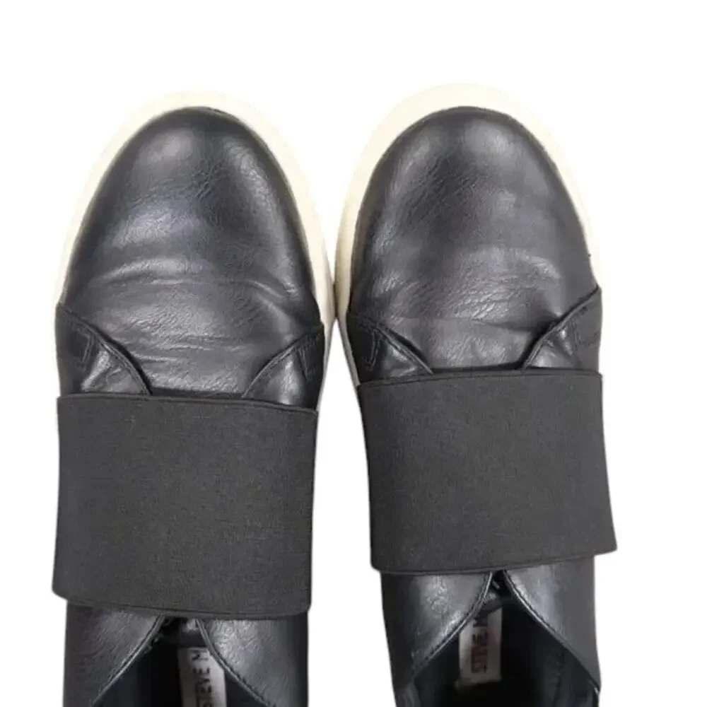 Steve Madden Shoes Womens 7 Sneaker Slip On Casual Black Classic Fashion Comfort